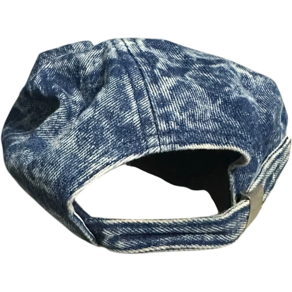 Black Keys Tie Dye Pokry Hat Blue Denim One Size